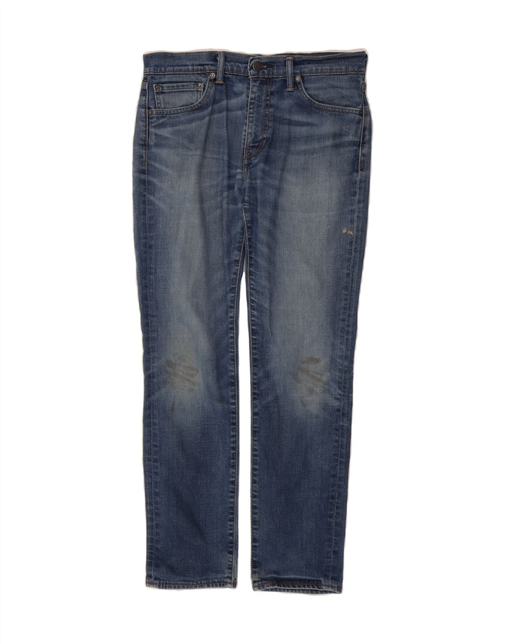 LEVI'S Mens Slim Jeans W33 L32 Blue Cotton Vintage Levi's and Second-Hand Levi's from Messina Hembry 