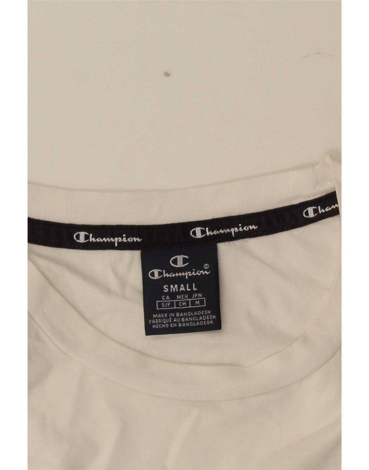 Champion Mens T-Shirt Top Small White
