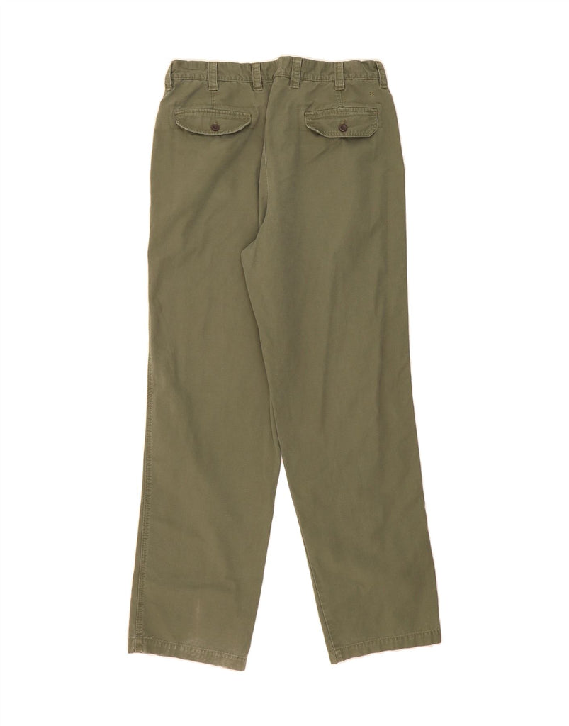 IZOD Mens Straight Chino Trousers W38 L34 Khaki Cotton Vintage Izod and Second-Hand Izod from Messina Hembry 