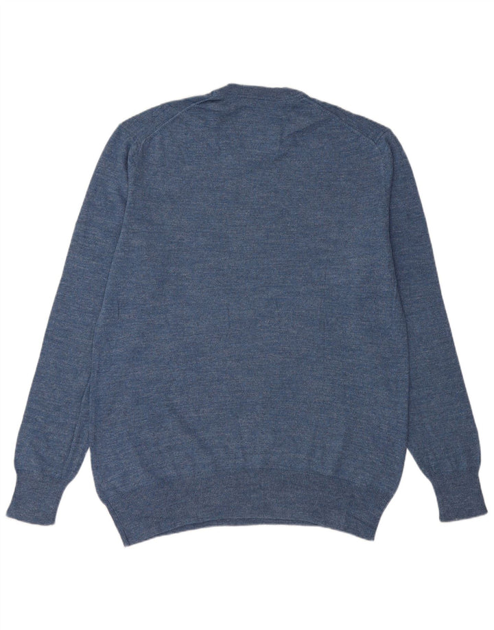 Superdry Mens Crew Neck Jumper Sweater 2XL Blue Cotton