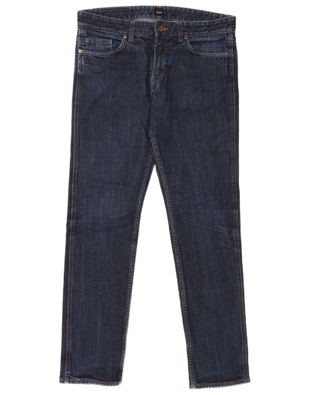 Hugo Boss Womens Slim Jeans W33 L32 Blue Cotton