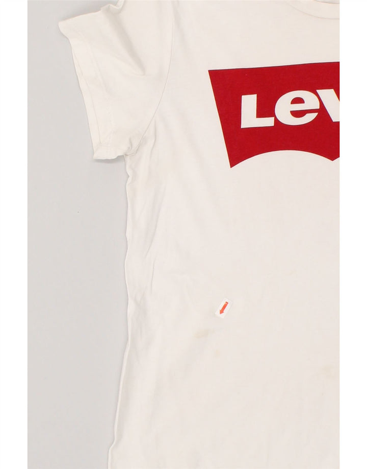 LEVI'S Mens Graphic T-Shirt Top Small White | Vintage Levi's | Thrift | Second-Hand Levi's | Used Clothing | Messina Hembry 