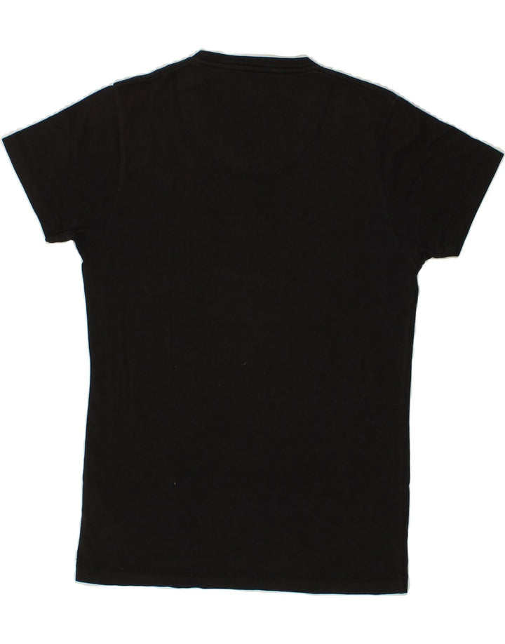 JACK & JONES Mens Graphic T-Shirt Top Small Black Cotton Vintage Jack & Jones and Second-Hand Jack & Jones from Messina Hembry 