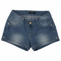 PATRIZIA PEPE Womens Denim Shorts IT 44 Medium W28 Blue Cotton