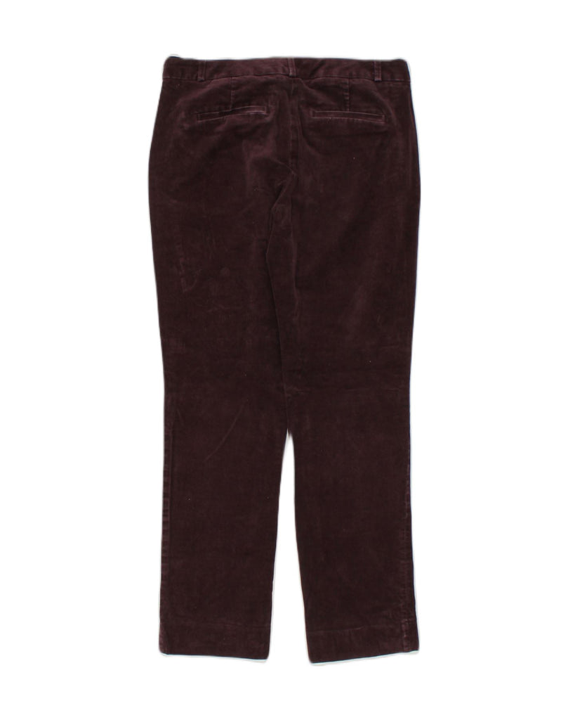 BANANA REPUBLIC Womens Ryan Slim Casual Trousers W30 L28  Burgundy Cotton | Vintage Banana Republic | Thrift | Second-Hand Banana Republic | Used Clothing | Messina Hembry 