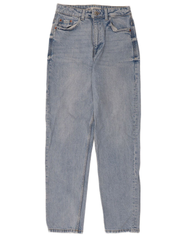 Zara Womens Tapered Jeans EU 36 XS W26 L28 Blue