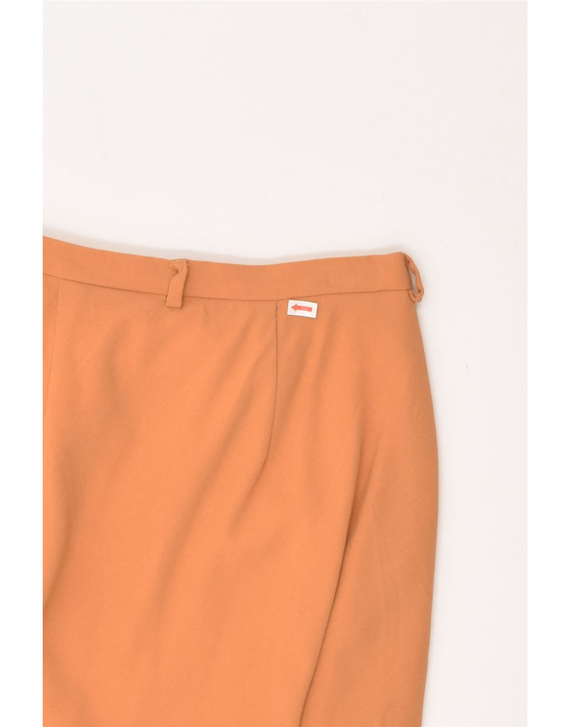 GIORGIO ARMANI Womens A-Line Skirt IT 42 Medium W28  Orange | Vintage Giorgio Armani | Thrift | Second-Hand Giorgio Armani | Used Clothing | Messina Hembry 