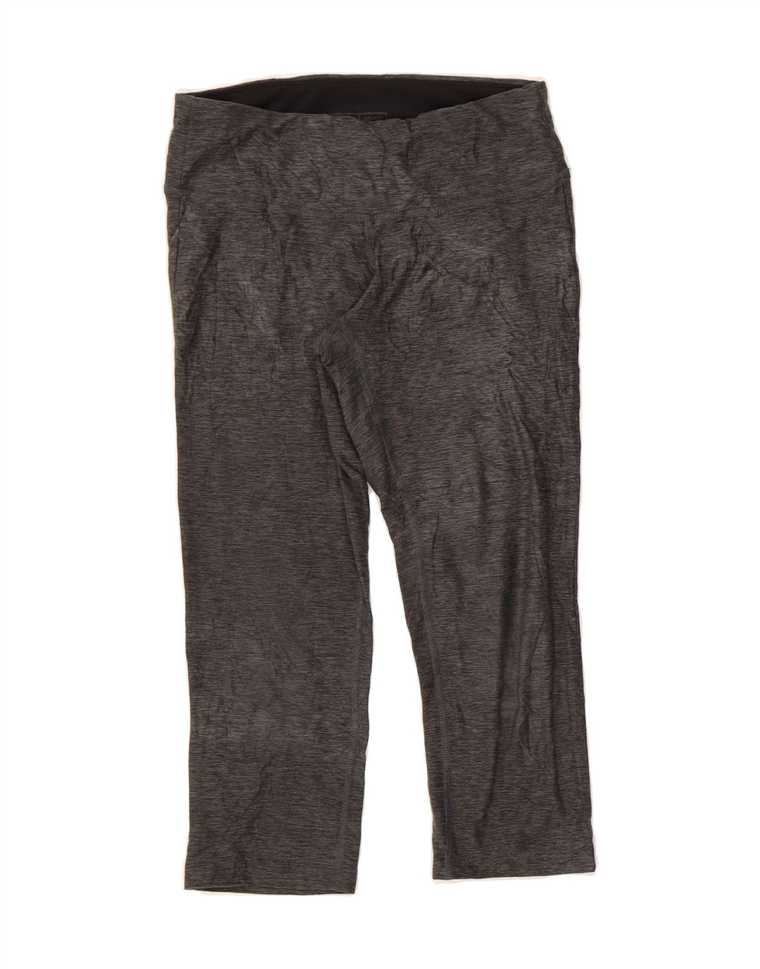 NEW BALANCE Womens Capri Leggings UK 10 Small  Grey Polyester Vintage New Balance and Second-Hand New Balance from Messina Hembry 