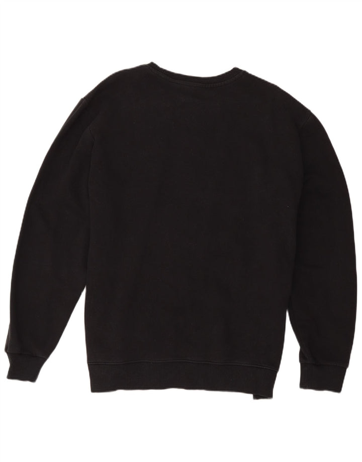 Reebok Mens Graphic Sweatshirt Jumper XL Black Cotton