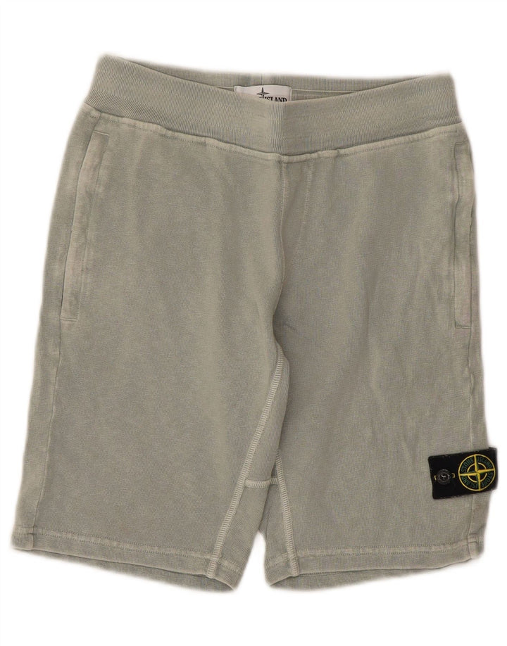 Stone Island Boys Sport Shorts 9-10 Years  Grey Cotton