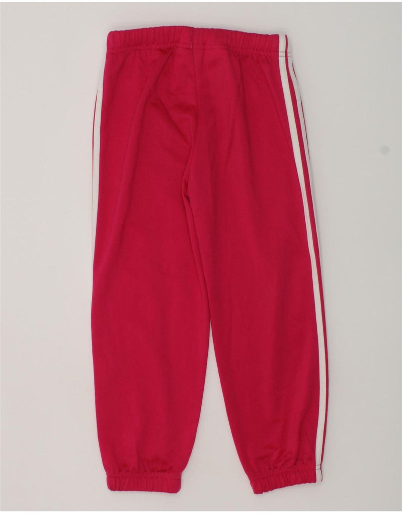 ADIDAS Girls Tracksuit Trousers Joggers 3-4 Years Pink Polyester | Vintage Adidas | Thrift | Second-Hand Adidas | Used Clothing | Messina Hembry 