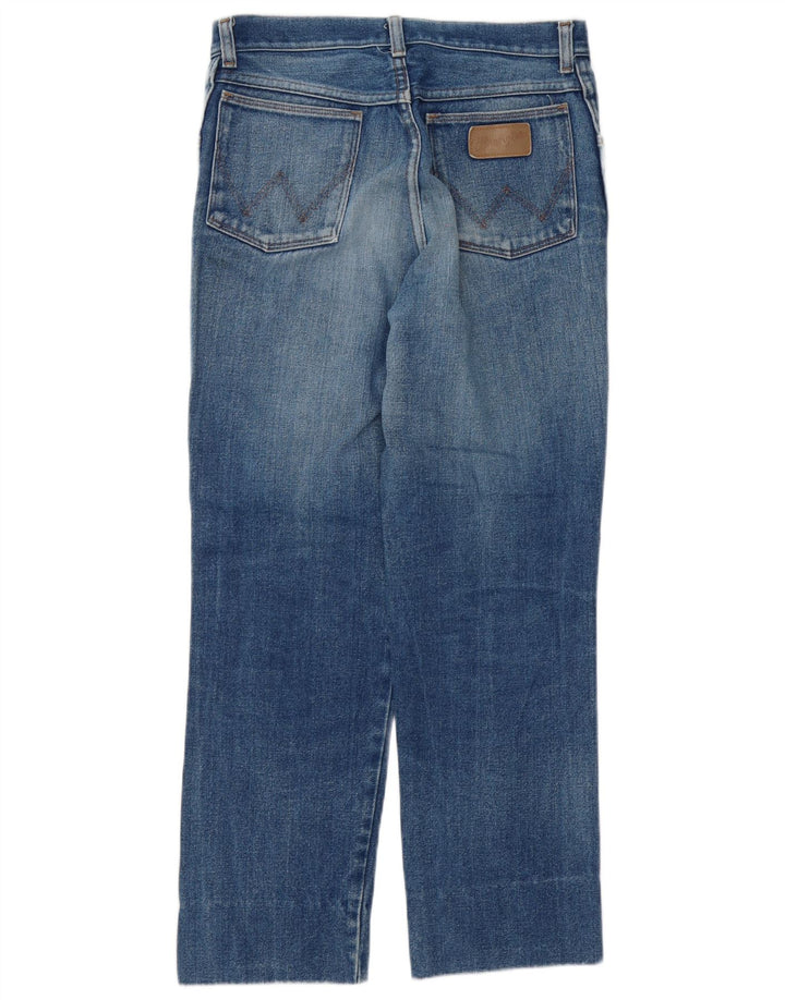 Wrangler Mens Straight Jeans W32 L27 Blue Cotton