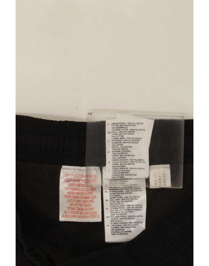 Adidas Mens Capri Tracksuit Trousers Small Black Polyester