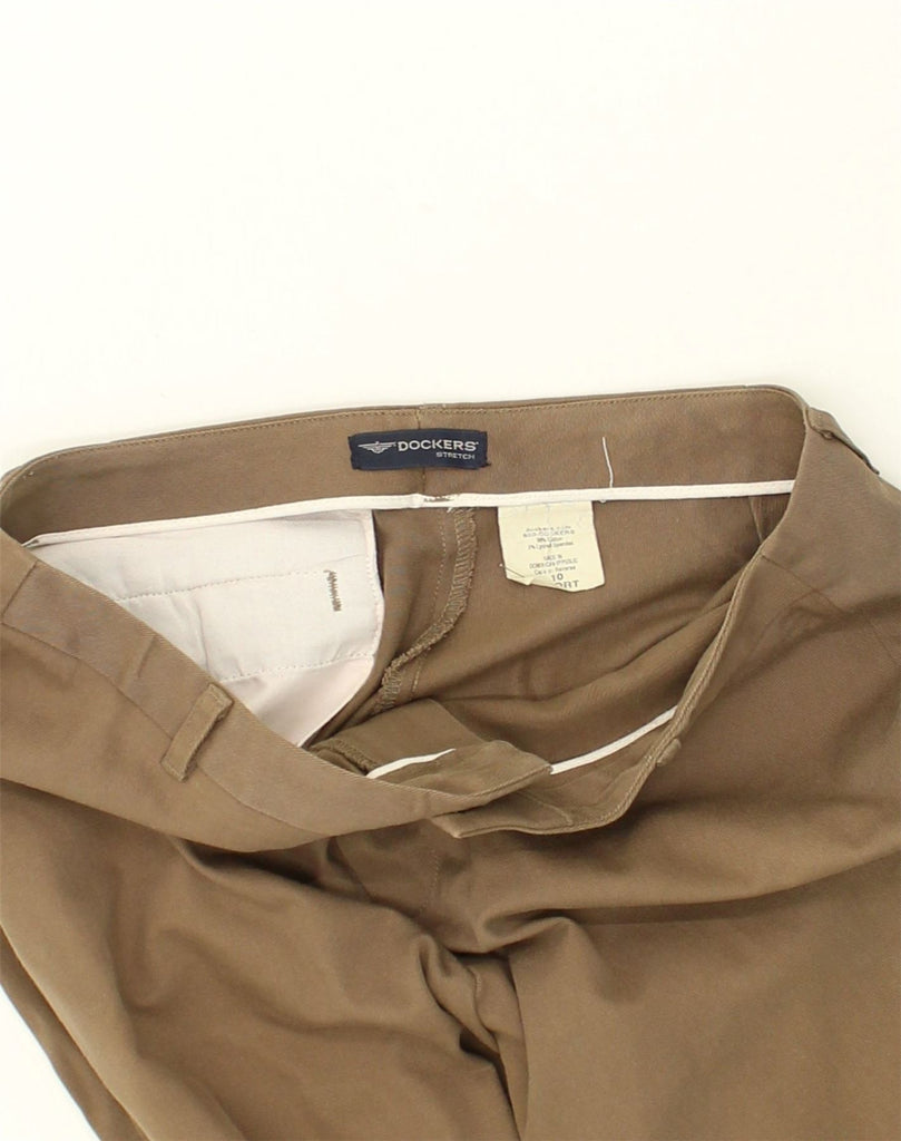 DOCKERS Womens Stretch Tapered Casual Trousers US 10 Large W30 L529 Brown | Vintage Dockers | Thrift | Second-Hand Dockers | Used Clothing | Messina Hembry 