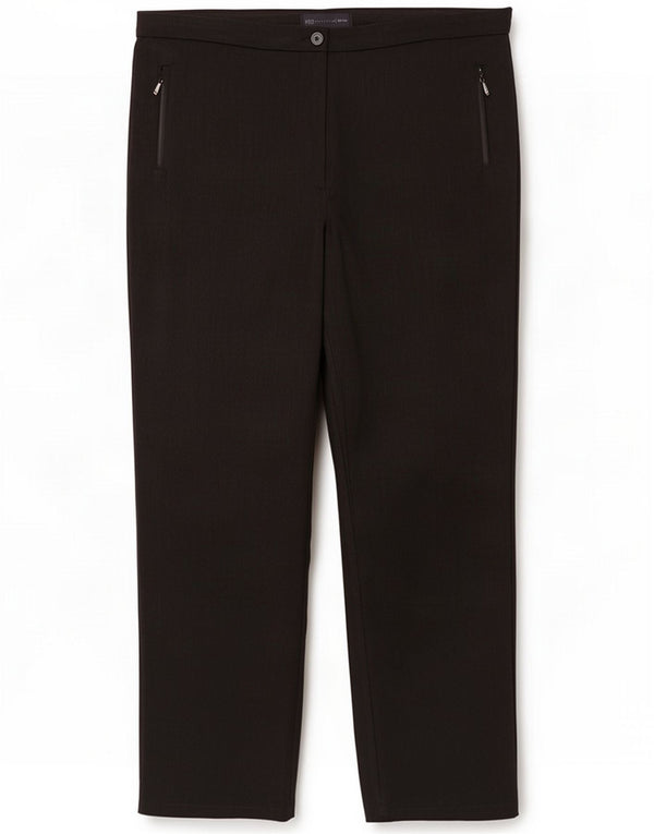 Marks & Spencer Womens Straight Chino Trousers UK 16 Large W36 L26 Grey