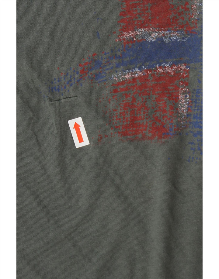 NAPAPIJRI Boys Graphic T-Shirt Top 11-12 Years Grey