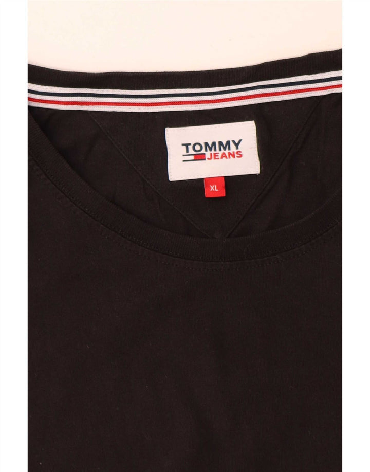 Tommy Hilfiger Mens T-Shirt Top XL Black