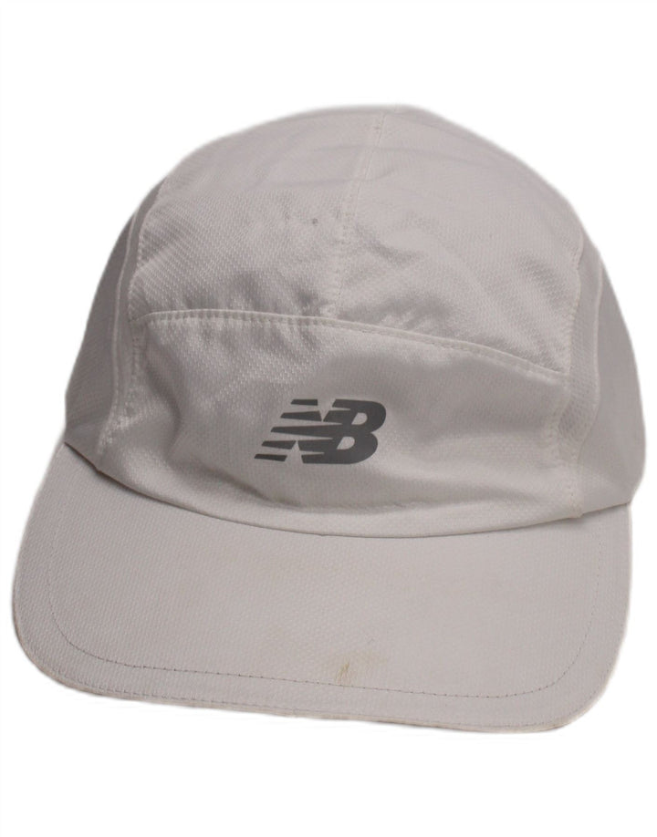 New Balance Mens Graphic Baseball Cap One Size White