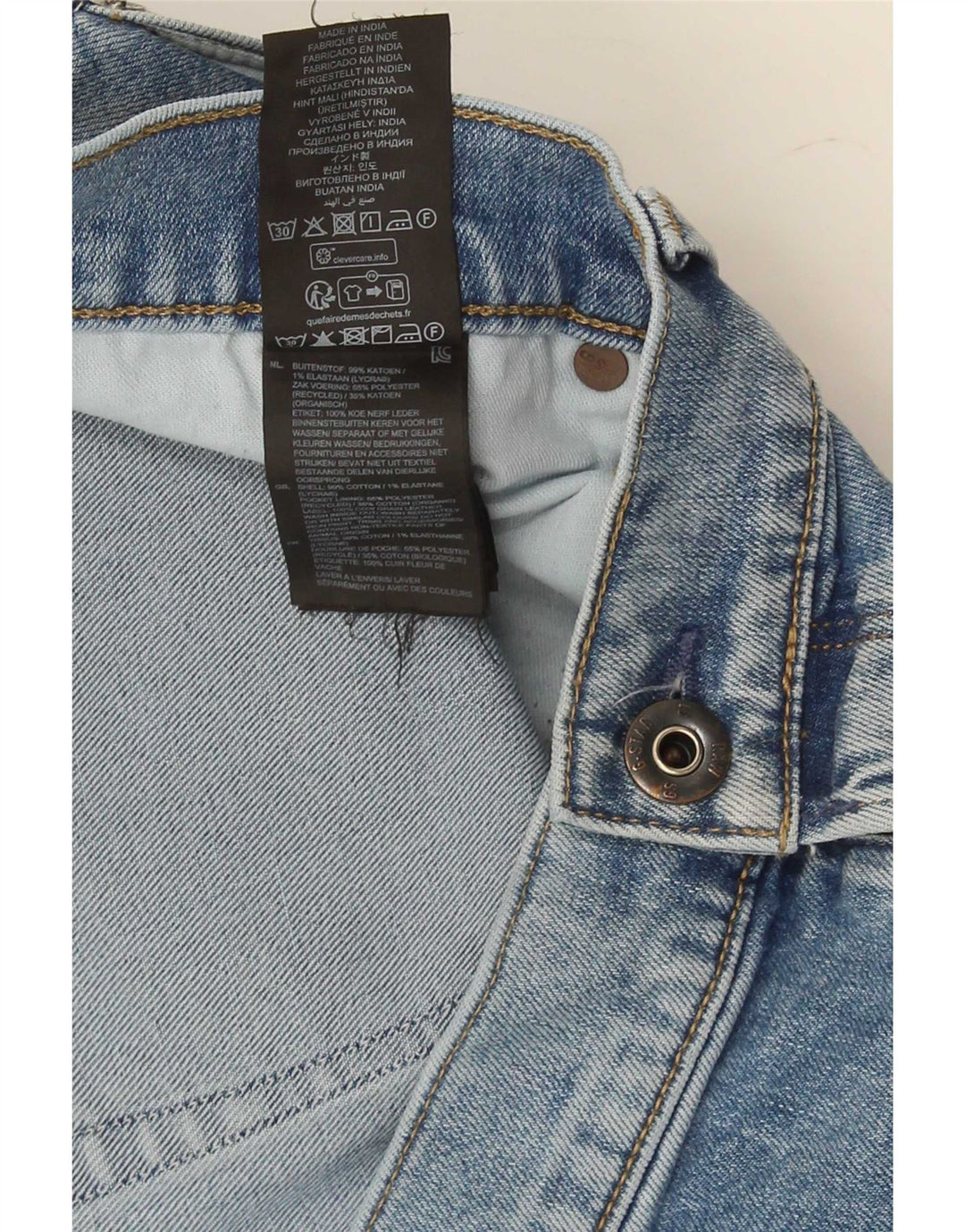 G-Star Mens Regular Tapered Jeans W40 L34 Blue Cotton