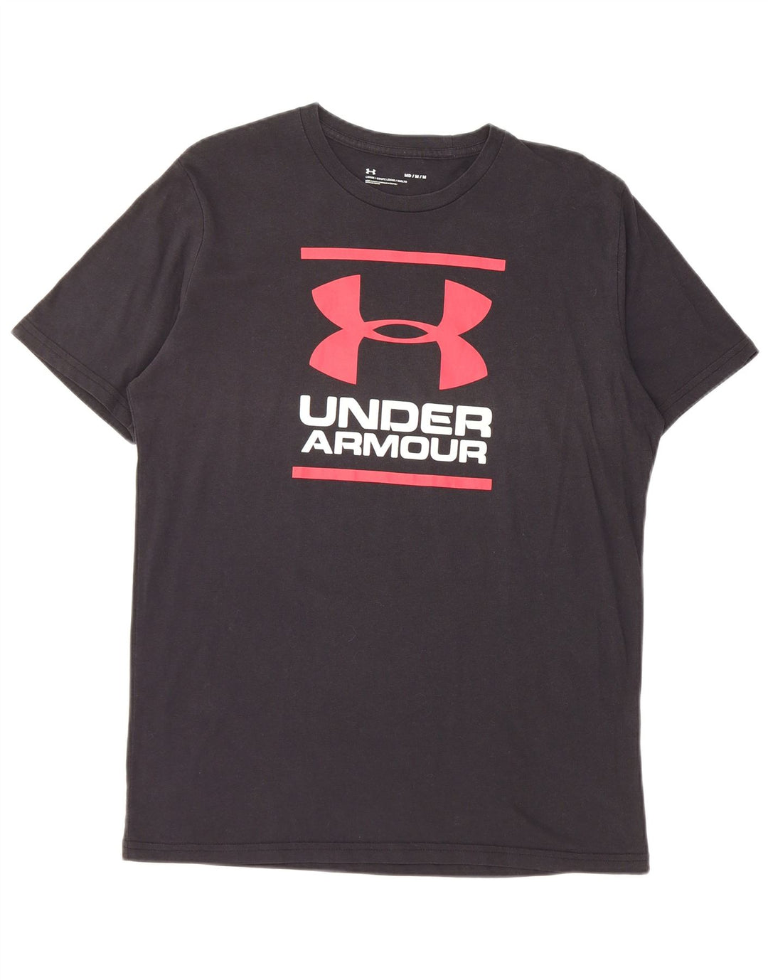Under Armour Mens Graphic T-Shirt Top Medium Black