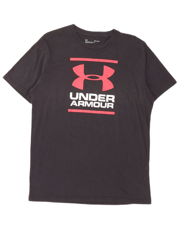 Under Armour Mens Graphic T-Shirt Top Medium Black