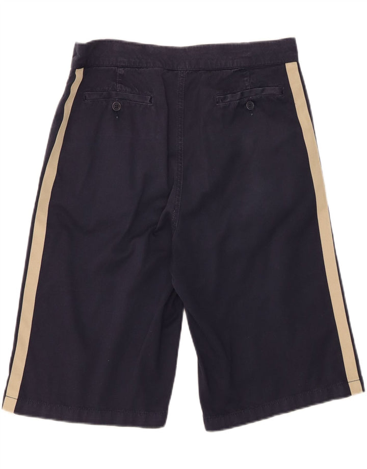 HENRI LLOYD Mens Bermuda Shorts IT 46 Small W32  Navy Blue Colourblock