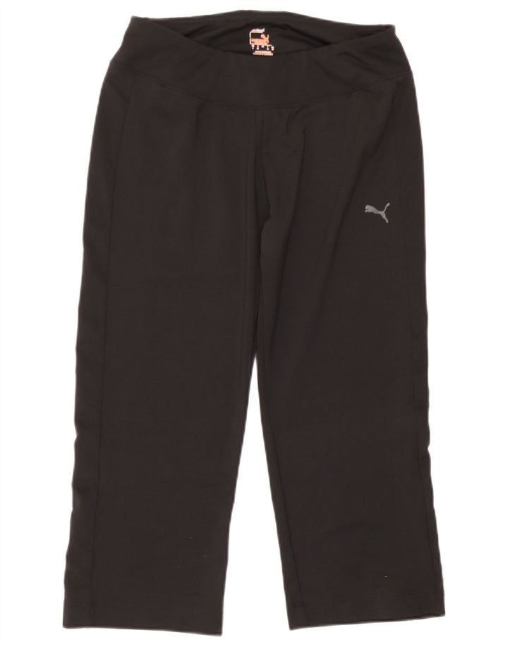 Puma Womens Capri Tracksuit Trousers UK 10 Small Black