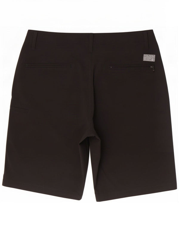 Volcom Mens Chino Shorts Large W34 Black Polyester