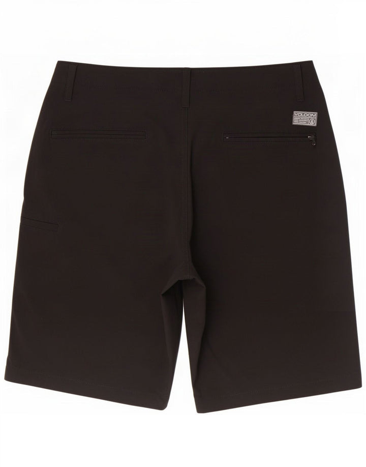 Volcom Mens Chino Shorts Large W34 Black Polyester