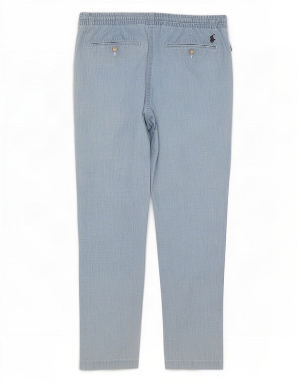 Polo Ralph Lauren Mens Classic Fit Chino Trousers Large W36 L29 Blue Cotton