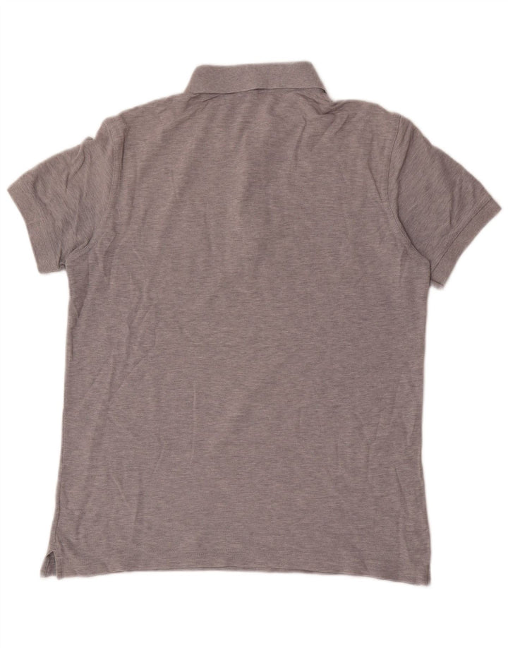 Benetton Mens Polo Shirt Medium Grey