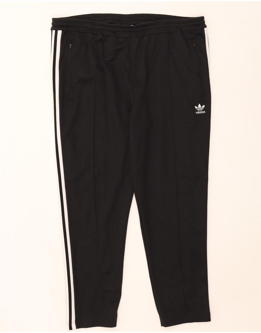ADIDAS Mens Tracksuit Trousers 2XL  Black Cotton