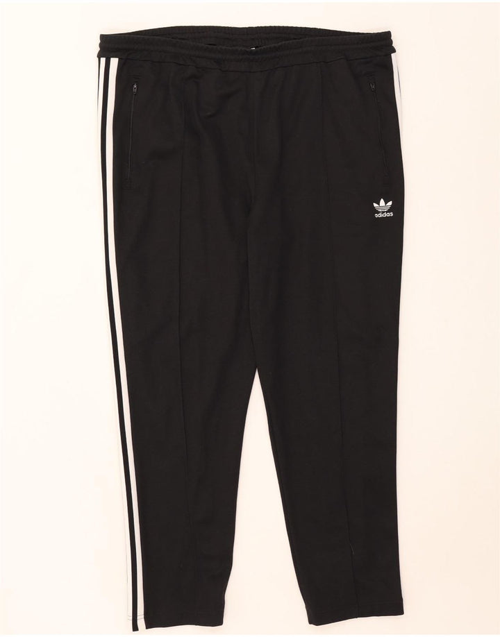 ADIDAS Mens Tracksuit Trousers 2XL  Black Cotton