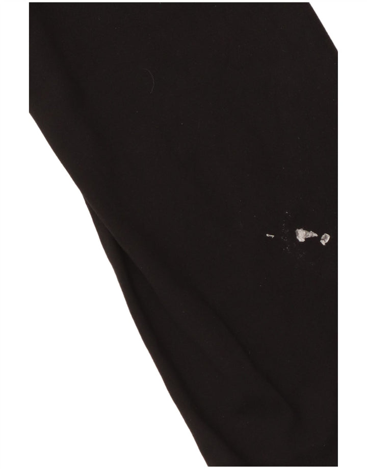 Champion Womens Leggings UK 10 Small  Black Colourblock Polyester