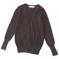 Zara Womens Cardigan Sweater UK 12 Medium Grey Cotton