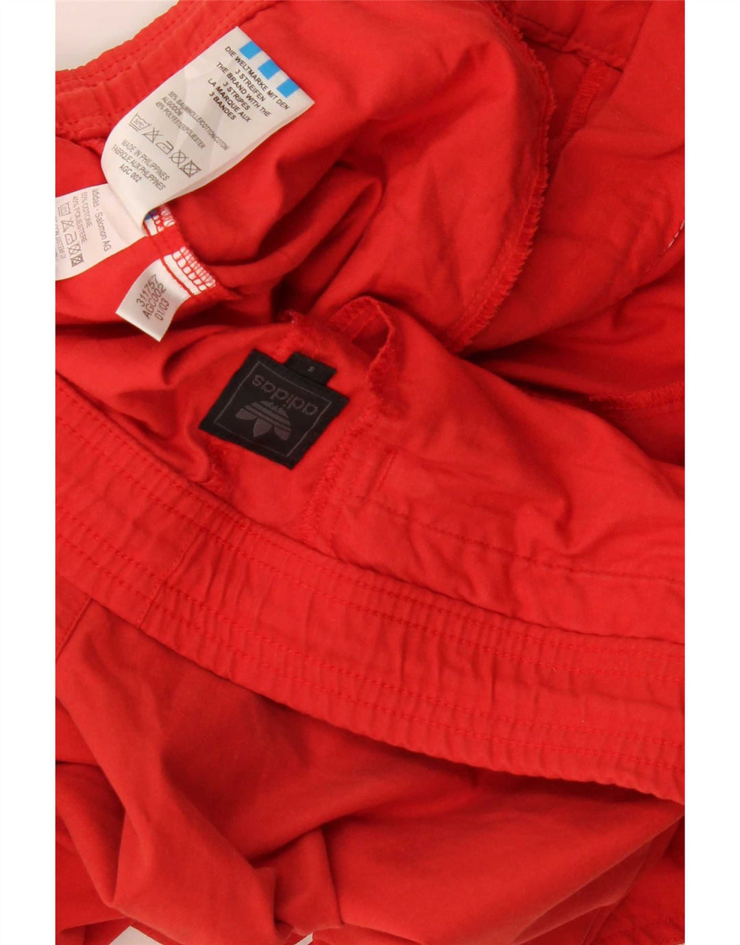 Adidas Mens Graphic Casual Shorts Small W29 Red Cotton