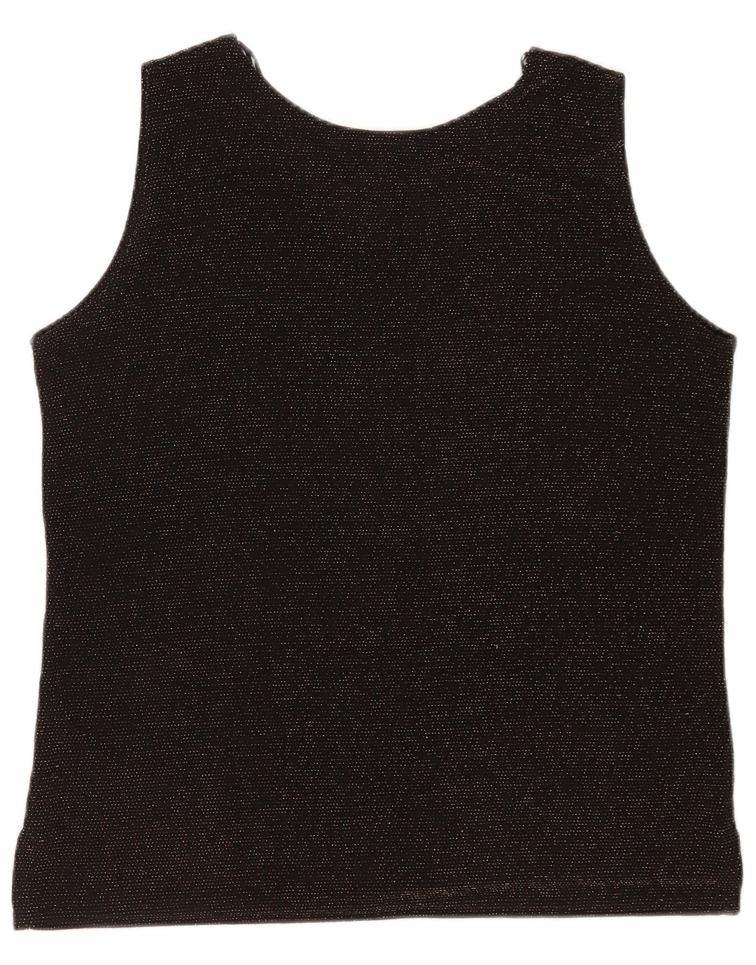 Gerard Womens Sleeveless Blouse Top UK 14 Medium Black Flecked