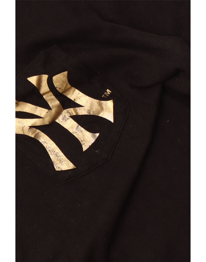 MAJESTIC Womens New York Yankees Graphic Tunic Top UK 16 Large Black