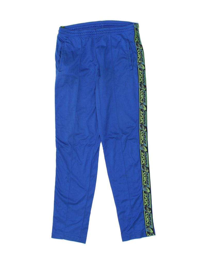 ASICS Mens Graphic Tracksuit Trousers Large Blue Vintage Asics and Second-Hand Asics from Messina Hembry 