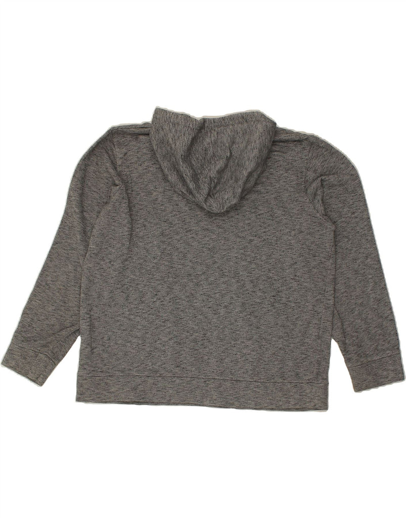 JACK & JONES Mens Graphic Hoodie Jumper XL Grey Flecked Cotton | Vintage Jack & Jones | Thrift | Second-Hand Jack & Jones | Used Clothing | Messina Hembry 