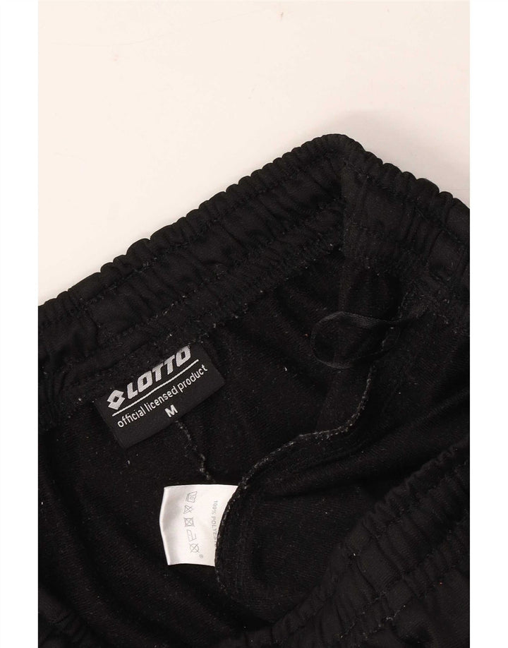 Lotto Mens Tracksuit Trousers Joggers Medium  Black Polyester