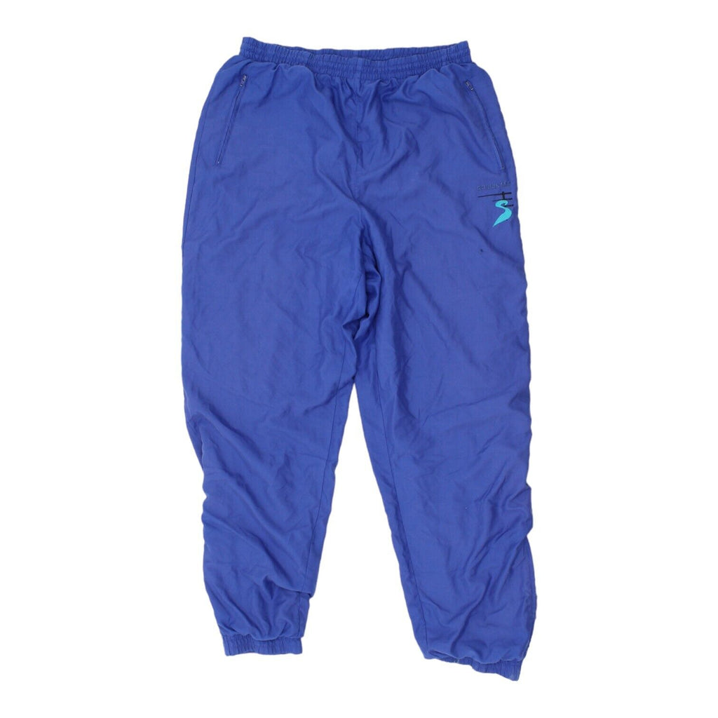 Adidas Stefan Edberg Mens Blue Tracksuit Bottoms | Vintage 90s Tennis Sportswear | Vintage Messina Hembry | Thrift | Second-Hand Messina Hembry | Used Clothing | Messina Hembry 