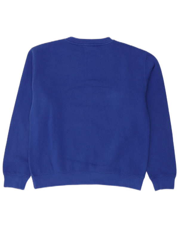 Calvin Klein Jeans Boys Graphic Sweatshirt Jumper 15-16 Years Blue Cotton