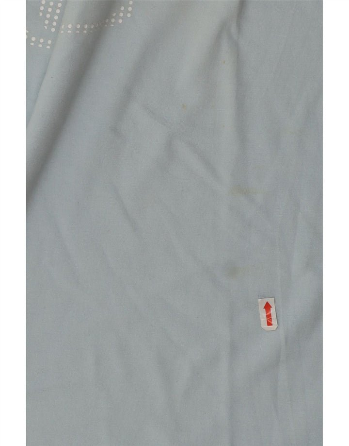 Fila Mens Graphic T-Shirt Top Small Blue Cotton