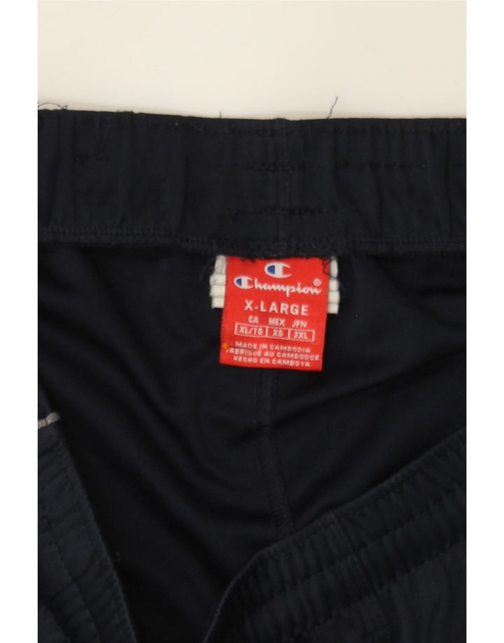 CHAMPION Womens Tracksuit Trousers UK 18 XL  Navy Blue Polyester Vintage Champion and Second-Hand Champion from Messina Hembry 
