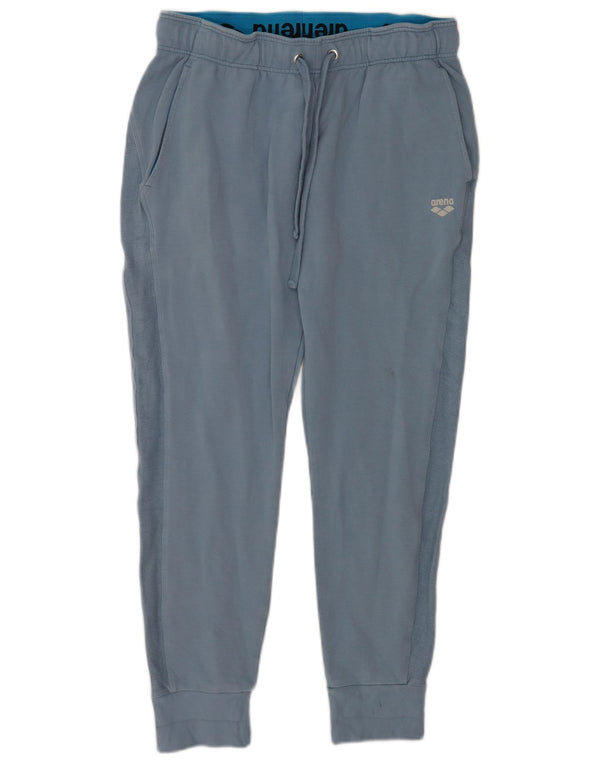 Arena Mens Tracksuit Trousers Joggers Large Blue Cotton