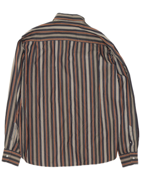 Paul & Shark Mens Yachting Shirt Size 43 Large Multicoloured Striped Linen