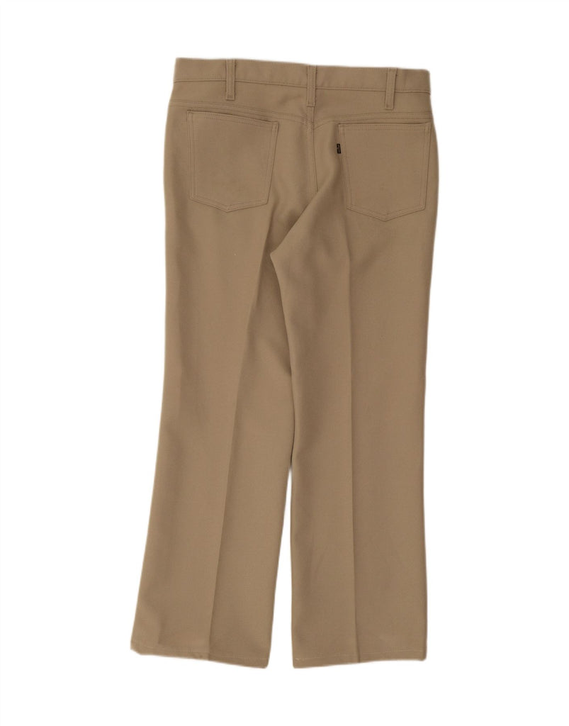 LEVI'S Mens Straight Casual Trousers W34 L34 Beige Polyester Vintage Levi's and Second-Hand Levi's from Messina Hembry 