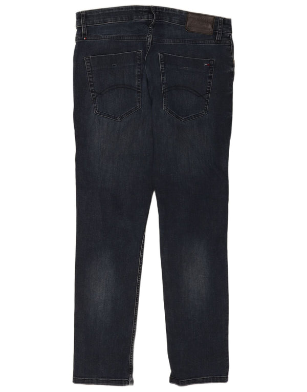 Tommy Hilfiger Mens Scanton Slim Jeans W34 L32 Navy Blue Cotton