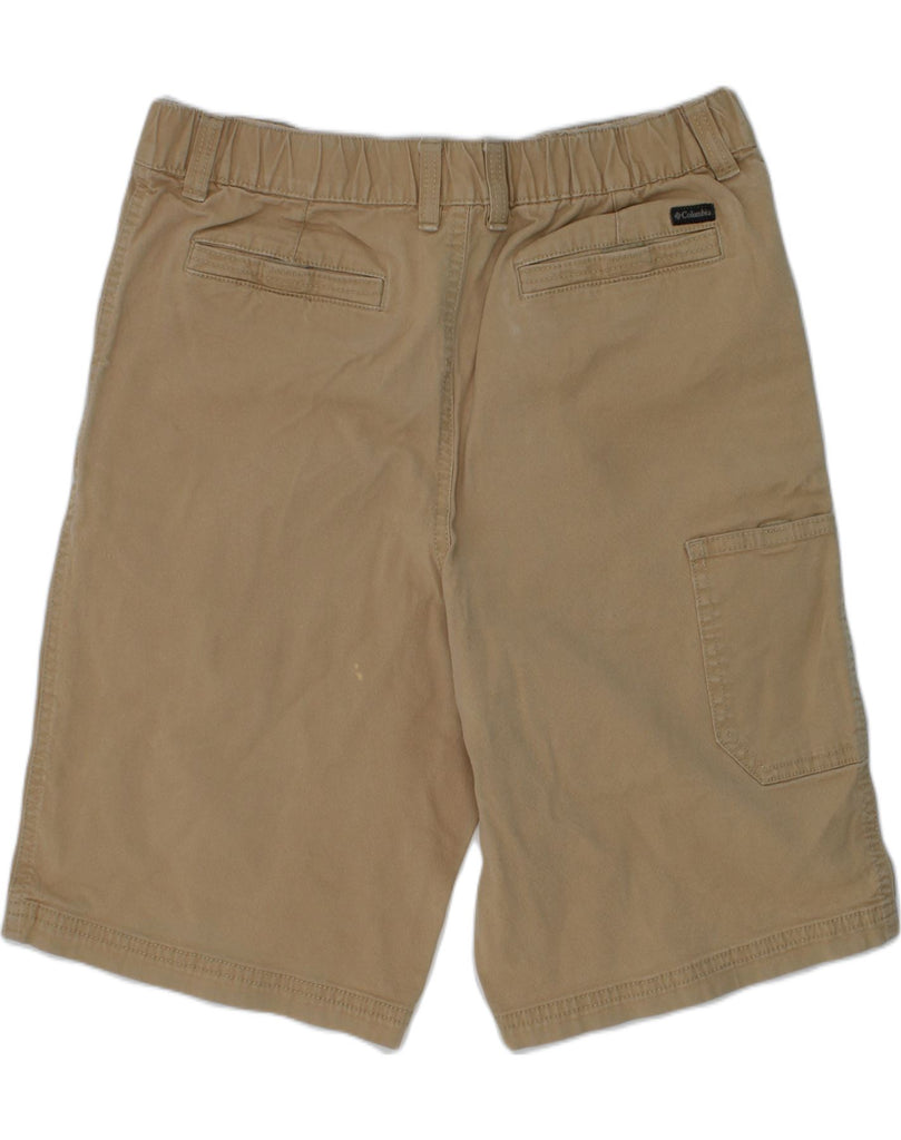 COLUMBIA Boys Cargo Shorts 15-16 Years XL W30 Brown Cotton | Vintage Columbia | Thrift | Second-Hand Columbia | Used Clothing | Messina Hembry 